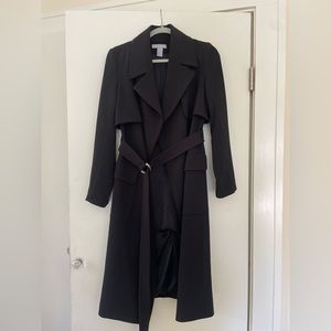 Black trench coat